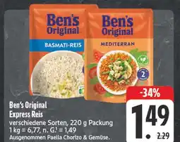 Edeka Ben's original basmati-reis Angebot