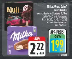 Edeka Milka milka eis Angebot