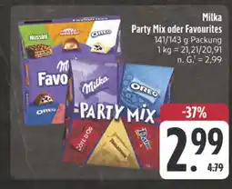 Edeka Milka party mix Angebot