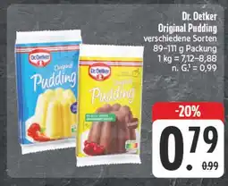 Edeka Dr. oetker original pudding Angebot