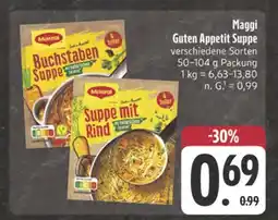 Edeka Maggi buchstaben suppe Angebot