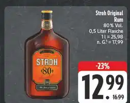 Edeka Stroh original rum Angebot