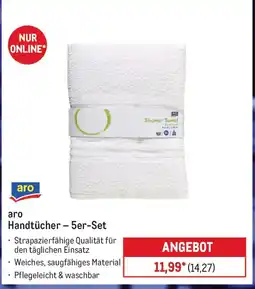 METRO aro Handtücher - 5er-Set Angebot