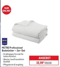 METRO METRO Professional Badetücher 2er-Set Angebot