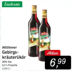 KONSUM Wilthener Gebirgskräuterlikör Angebot