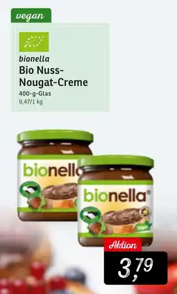 KONSUM bionella Bio Nuss- Nougat-Creme Angebot