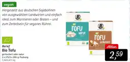 KONSUM Berief Bio Tofu geräuchert oder natur Angebot