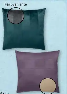 Aldi Nord Home Creation Samt-Kissen Angebot