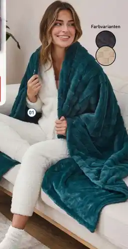 Aldi Nord Home Creation Flauschdecke Angebot
