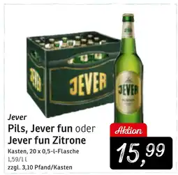 KONSUM Jever Pils, Jever fun oder Jever fun Zitrone Angebot