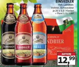 Lösch Depot EINSIEDLER Hell, Landbier, Vollbier, Schwarzbier Angebot