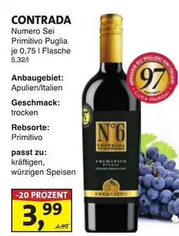 Lösch Depot CONTRADA Numero Sei Primitivo Puglia Angebot