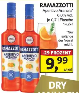 Lösch Depot RAMAZZOTTI Aperitivo Arancia 0,0% vol. Angebot