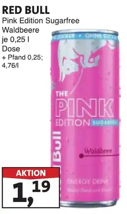 Lösch Depot RED BULL Pink Edition Sugarfree Waldbeere Angebot
