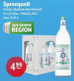 Getränke Hoffmann Spreequell Classic, Medium oder Naturell Angebot