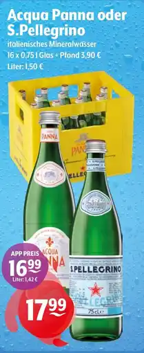 Getränke Hoffmann Acqua Panna oder S.Pellegrino Angebot
