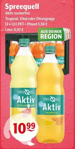 Getränke Hoffmann Spreequell Aktiv zuckerfrei Angebot
