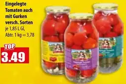 Mix Markt Eingelegte Tomaten auch mit Gurken Angebot
