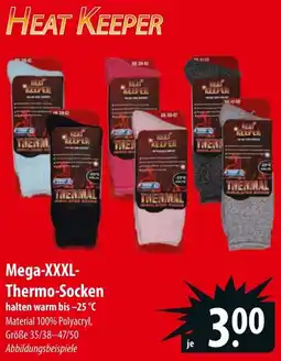 Famila Nord Ost HEAT KEEPER Mega-XXXL Thermo-Socken Angebot