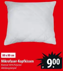 Famila Nord Ost Mikrofaser-Kopfkissen Angebot