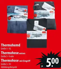 Famila Nord Ost Thermohemd oder Thermohose Angebot