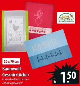 Famila Nord Ost Baumwoll Geschirrtücher Angebot
