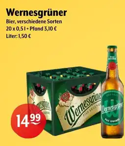 Getränke Hoffmann Wernesgrüner Bier Angebot