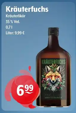 Getränke Hoffmann Kräuterfuchs Kräuterlikör Angebot