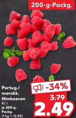 Kaufland Portug./ marokk. Himbeeren Angebot