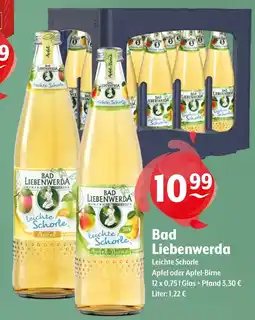 Getränke Hoffmann Bad Liebenwerda Leichte Schorle Apfel oder Apfel-Birne Angebot