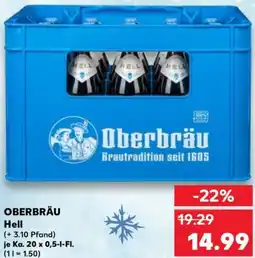 Kaufland OBERBRÄU Hell Angebot