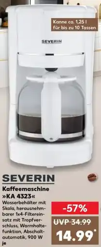 Kaufland SEVERIN Kaffeemaschine KA 4323 Angebot