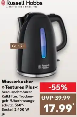 Kaufland Russell Hobbs Wasserkocher Textures Plus Angebot