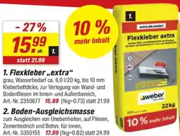 toom Baumarkt weber 1. Flexkleber,,extra" Angebot