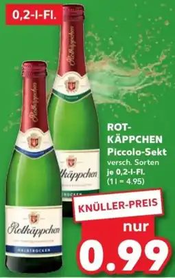 Kaufland ROTKÄPPCHEN Piccolo-Sekt Angebot