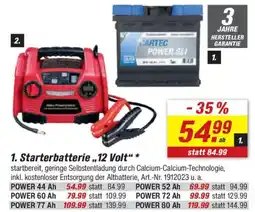 toom Baumarkt 1. Starterbatterie,,12 Volt" * Angebot