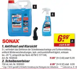toom Baumarkt SONAX 1. Antifrost und Klarsicht Angebot