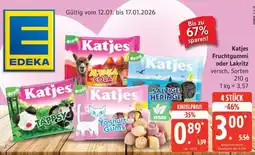 Edeka Katjes Fruchtgummi oder Lakritz Angebot