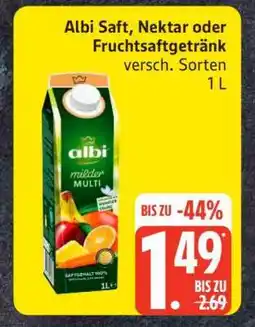 Edeka Albi Saft, Nektar oder Fruchtsaftgetränk Angebot