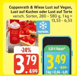 Edeka Coppenrath & Wiese Lust auf Vegan, Lust auf Kuchen oder Lust auf Torte Angebot