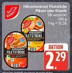 Edeka Hähnchenbrust Filetstücke Pikant oder Klassik Angebot