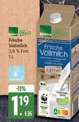 Edeka EDEKA Bio Frische Vollmilch Angebot