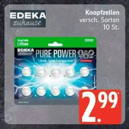 Edeka Knopfzellen Angebot
