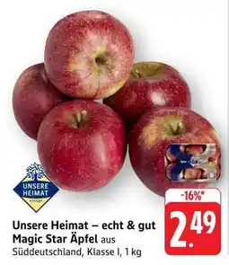 Edeka Unsere Heimat – echt & gut Magic Star Äpfel Angebot