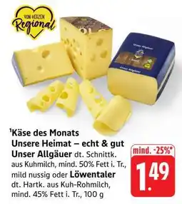 Edeka Käse des Monats Angebot