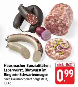 Edeka Hausmacher Spezialitäten Angebot