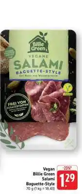 Edeka Vegan Billie Green Salami Baguette-Style Angebot