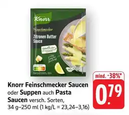Edeka Knorr Feinschmecker Saucen oder Suppen Angebot