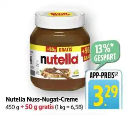 Edeka Nutella Nuss-Nugat-Creme Angebot