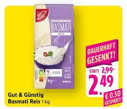 Edeka Gut & Günstig Basmati Reis 1 kg Angebot